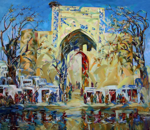 Exhibition of Bukhara artist Erkin Juraev